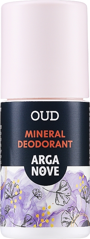 Naturalny dezodorant mineralny Drzewo agarowe - Arganove Oud Roll-On Deodorant — Zdjęcie N1
