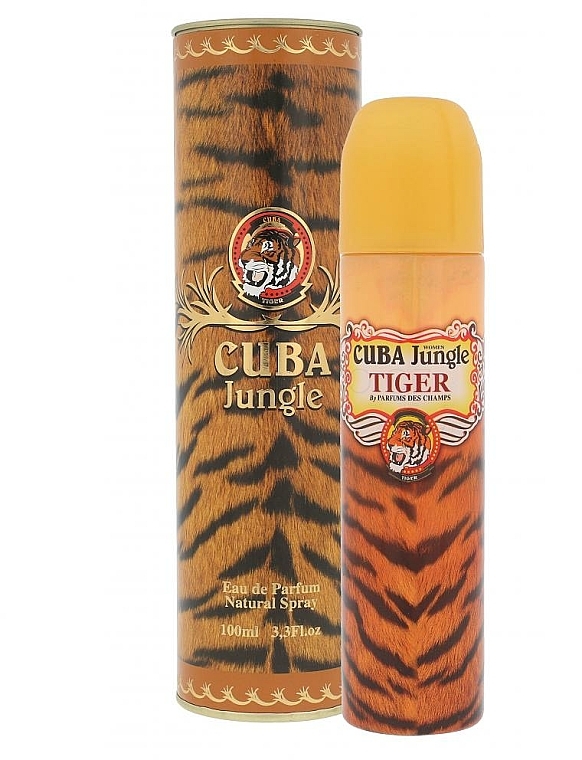 Cuba Jungle Tiger - Zestaw (edp/100ml + edp/35ml + edp/15ml + b/spray/200ml + b/lot/200ml) — Zdjęcie N4
