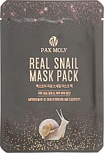 Kup Maska do twarzy w płachcie z ekstraktem ze śluzu ślimaka - Pax Moly Real Snail Mask Pack