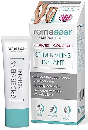 Krem na pajączki naczyniowe - Remescar Spider Veins Instant Cream — Zdjęcie N1