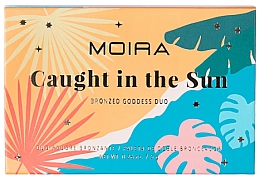 Paletka bronzerów do twarzy - Moira Caught In The Sun Dual Bronzer Palette — Zdjęcie N2