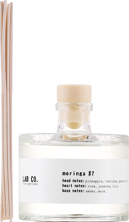 Dyfuzor zapachowy z patyczkami - Ambientair Lab Co. Moringa # 7 Home Perfume — Zdjęcie N2