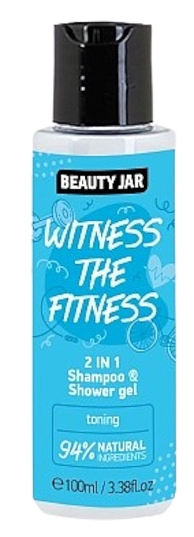 Szampon i żel pod prysznic Witness The Fitness - Beauty Jar 2 In 1 Shampoo And Shower Gel — Zdjęcie N1