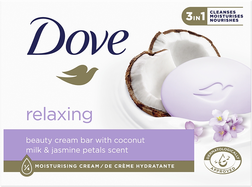 Kremowe mydło - Dove Coconut Milk & Jasmine Bar — Zdjęcie N1