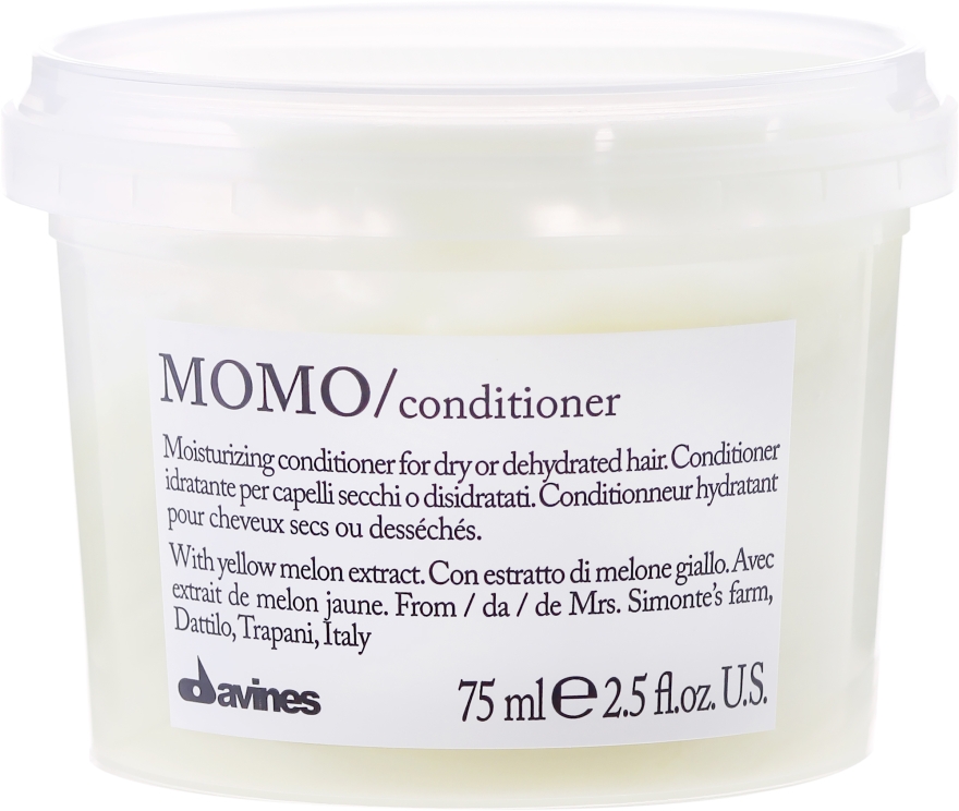 Nawilżająca odżywka do włosów - Davines Essential Haircare Momo Condicioner — Zdjęcie N1