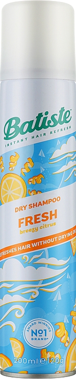 Suchy szampon - Batiste Dry Shampoo Light&Breezy Fresh — Zdjęcie N1