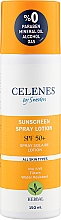 Kup Ziołowy spray do ciała z filtrem przeciwsłonecznym - Celenes Herbal Sunscreen Spray Lotion SPF 50+ UVA/UVB Filtres
