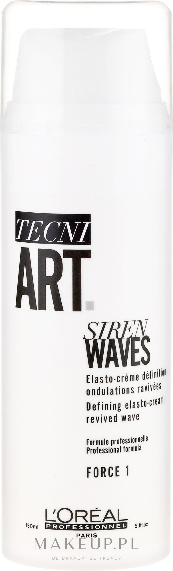 Elastyczny krem podkreślający loki i fale - L'Oreal Professionnel Tecni.Art Siren Waves Cream — Zdjęcie 150 ml