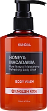 Intensywnie nawilżający żel pod prysznic Angielska róża - Kundal Honey & Macadamia Body Wash English Rose — Zdjęcie N5