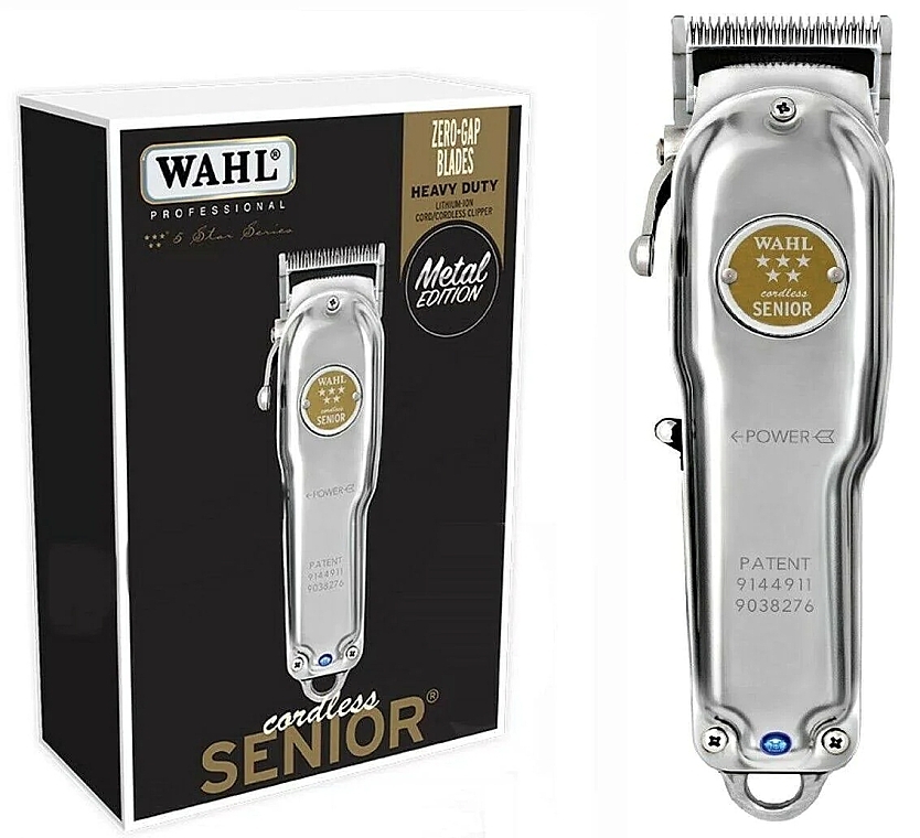 Maszynka do strzyżenia włosów, srebrna - Wahl Senior Cordless 5 Star Metal Edition — Zdjęcie N6