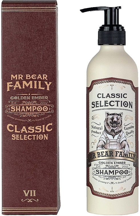 Szampon do włosów - Mr. Bear Family Golden Ember Shampoo — Zdjęcie N1