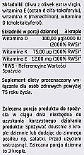 Suplement diety w olejku Witamina K2 + D3 - Pharmovit Clean Label K2 + D3-Vit 4000 IU Oil Active — Zdjęcie N3