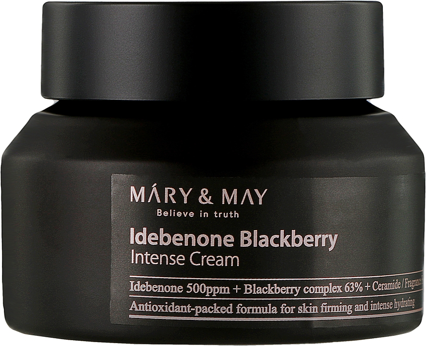 Intensywny krem do twarzy - Mary & May Idebenone Blackberry Complex Intense Cream