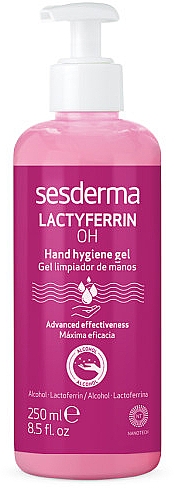 Żel do dezynfekcji rąk - SesDerma Laboratories Lactyferrin OH — Zdjęcie N2