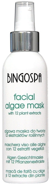 Algowa maska do twarzy wzbogacona o 12 składników - BingoSpa Algae Mask Enriched With 12 Components — Zdjęcie N1