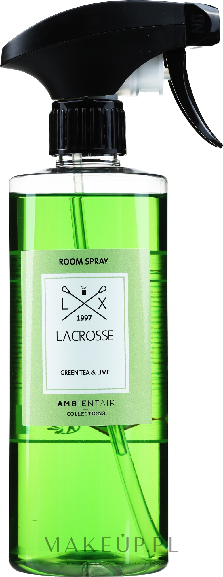 Zapach do wnętrz w sprayu - Ambientair Lacrosse Green Tea & Lime Room Spray — Zdjęcie 500 ml