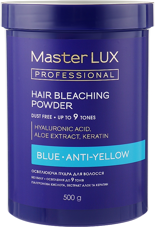 Rozświetlacz do twarzy - Master LUX Professional Blue Hair Bleaching Powder