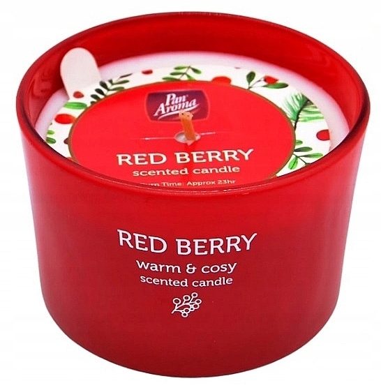 Świeca zapachowa Czerwone jagody - Pan Aroma Red Berry Scented Candle — Zdjęcie N1