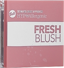 PRZECENA! Hypoalergiczny róż do policzków - Bell HYPOAllergenic Fresh Blush * — Zdjęcie N3