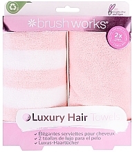 Zestaw ręczników do suszenia włosów - Brushworks Luxury Hair Towels — Zdjęcie N1