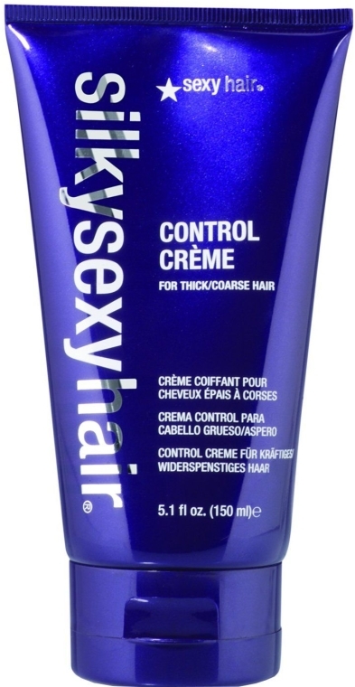 Krem do kontroli twardych włosów - SexyHair SilkySexyHair Control Creme For Thick/Coarse Hair
