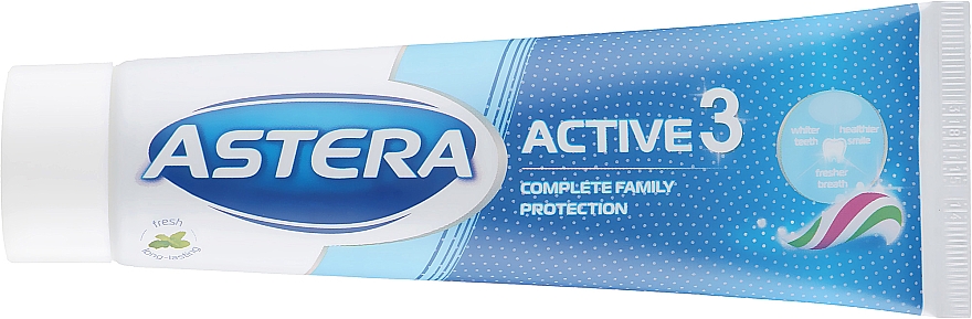 Pasta do zębów o potrójnym działaniu - Astera Active 3 Toothpaste — Zdjęcie N5
