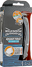 Kup Maszynka z wymiennym wkładem - Wilkinson Sword Quattro Titanium Precision