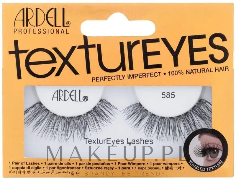 Sztuczne rzęsy - Ardell TexturEyes 585 False Eyelashes Black — Zdjęcie 2 szt.