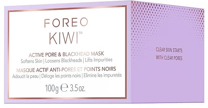 Oczyszczająca maska ​​na pory i zaskórniki - Foreo Kiwi Active Pore & Blackhead Mask — Zdjęcie N3