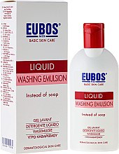 Kup Bezalkaiczna emulsja myjąca do ciała - Eubos Med Basic Skin Care Liquid Washing Emulsion Red