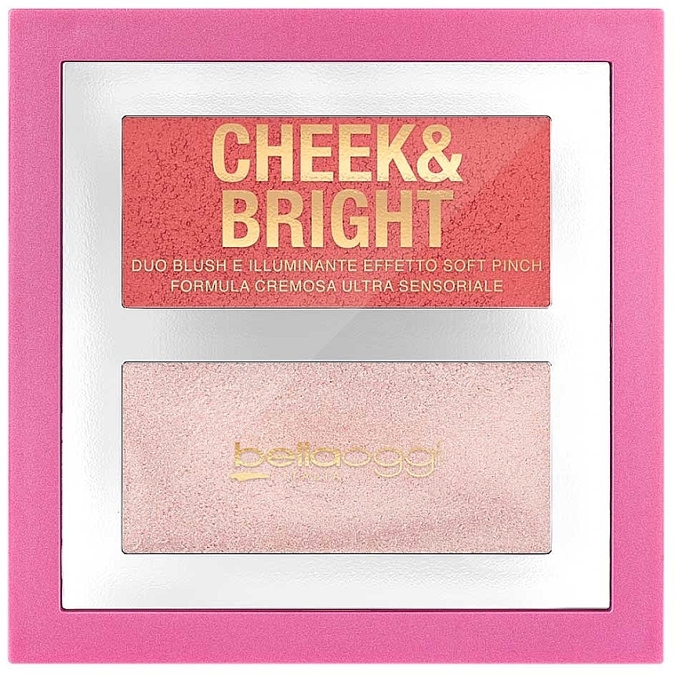 Paleta różów i rozświetlaczy - Bellaoggi Cheek & Bright — Zdjęcie N1