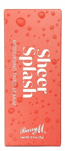 Nawilżający balsam do ust - Barry M Sheer Splash Moisturising Tinted Lip Balm  — Zdjęcie N2