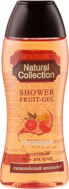 Żel pod prysznic Sycylijska pomarańcza - Pirana Natural Collection