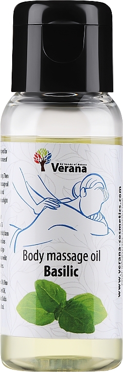 WYPRZEDAŻ Olejek do masażu ciała Basilic - Verana Body Massage Oil * — Zdjęcie N1