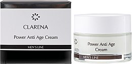 Kup Krem przeciwzmarszczkowy dla mężczyzn - Clarena Men’s Line Power Anti-Age Cream