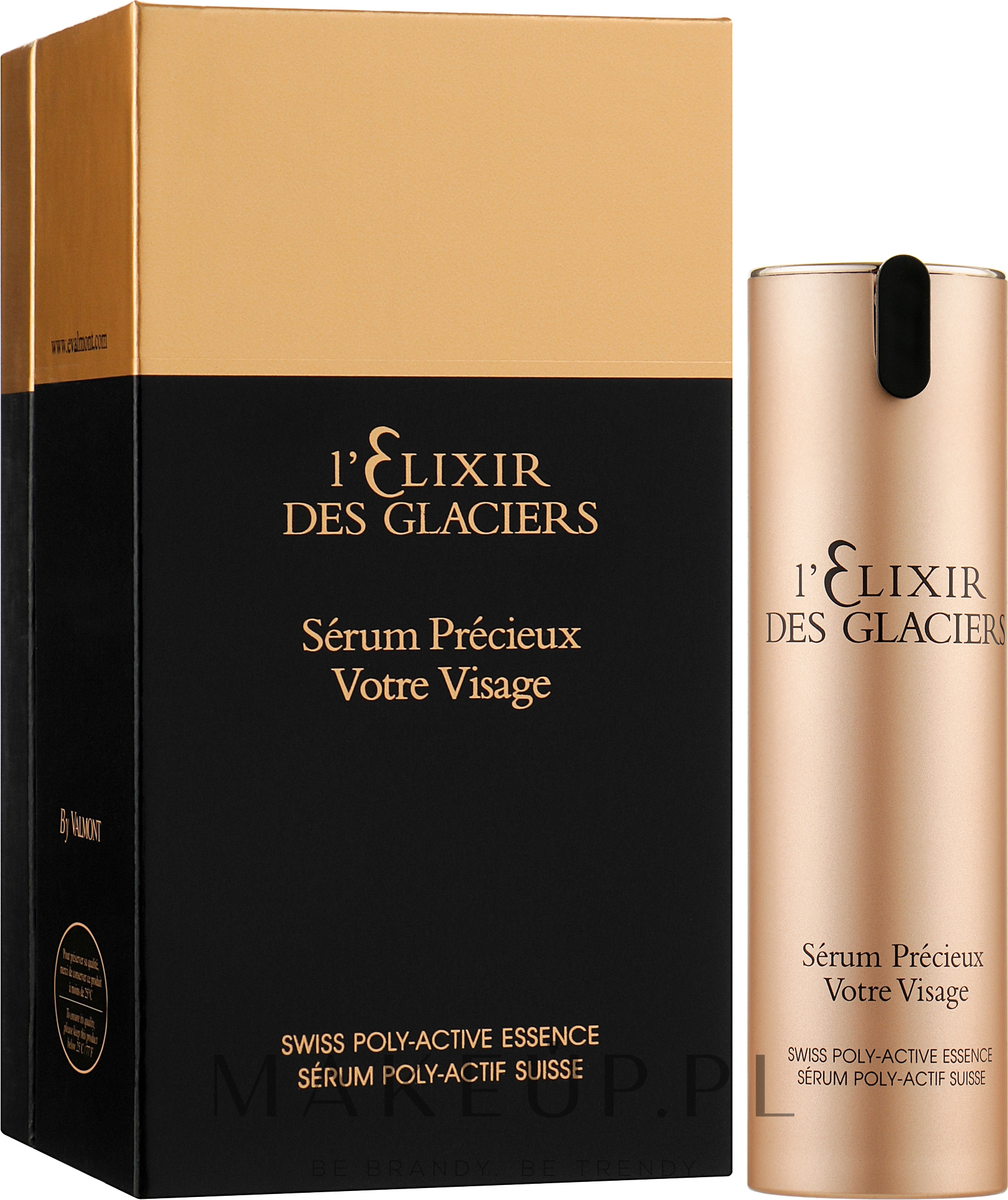 Luksusowe serum intensywnie odmładzające do twarzy Eliksir z lodowca alpejskiego - Valmont Elixir Des Glaciers Votre Visage — Zdjęcie 30 ml