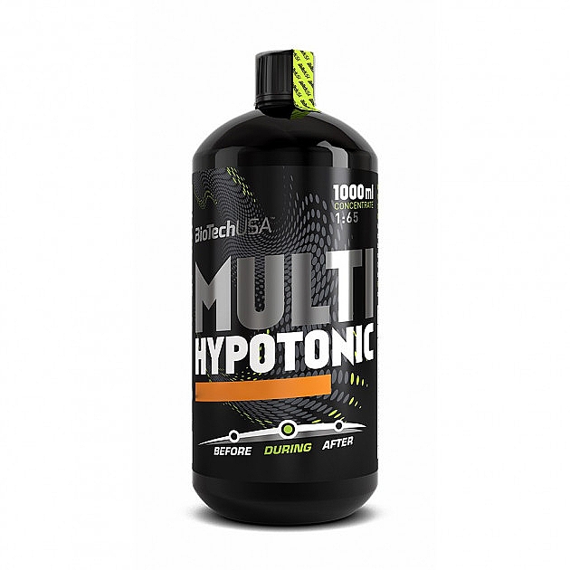 Płynny suplement diety Isotonic o smaku cytrynowym - Multi Hypotonic Drink BiotechUSA — Zdjęcie N1