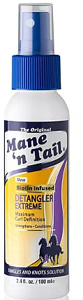 Spray ułatwiający rozczesywanie włosów i ujarzmiający loki - Mane 'n Tail Detangler Extreme — Zdjęcie N1