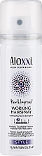 Lekko utrwalający lakier do włosów z ochroną termiczną - Aloxxi Working Hairspray — Zdjęcie N2