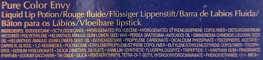 Płynna szminka do ust - Estée Lauder Pure Color Envy Liquid Lip Potion — фото N2