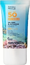 Żel matujący z filtrem przeciwsłonecznym - Sensilis Matt Gel SPF50+ Invisible Oil Free & Antiaging — Zdjęcie N1