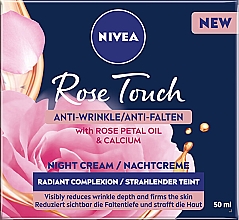 Przeciwzmarszczkowy Krem na noc	 - NIVEA Rose Touch Anti-Wrinkle Night Cream — Zdjęcie N5