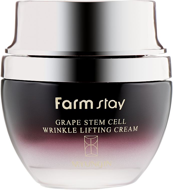 Krem do twarzy z komórkami fitostemy winogron - FarmStay Grape Stem Cell Wrinkle Lifting Cream — Zdjęcie N2