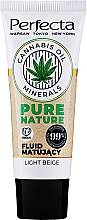 Kup Podkład matujący do twarzy - Perfecta Pure Nature Cannabis Oil Mattifing Fluid