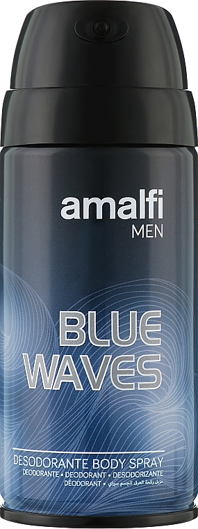 Dezodorant w sprayu Niebieskie fale - Amalfi Men Deodorant Body Spray Blue Waves — Zdjęcie N1