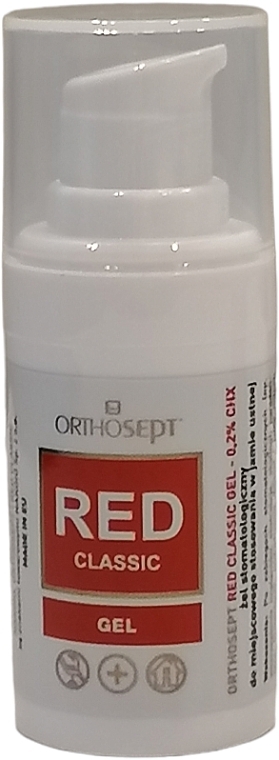 Żel do jamy ustnej - Orthosept Red Classic Gel  — Zdjęcie N1