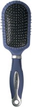 Masująca szczotka do włosów, niebieska, 24 cm - Titania Salon Professional Hair Brush — Zdjęcie N1