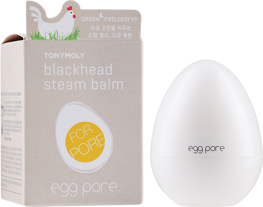 Parowy balsam oczyszczający pory - Tony Moly Egg Pore Blackhead Steam Balm — Zdjęcie N2