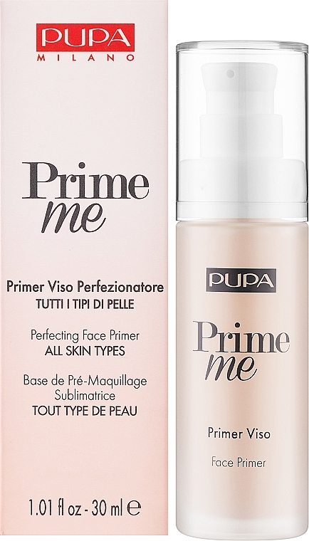 Korygująca baza pod makijaż - Pupa Prime Me Face Primer — Zdjęcie N2