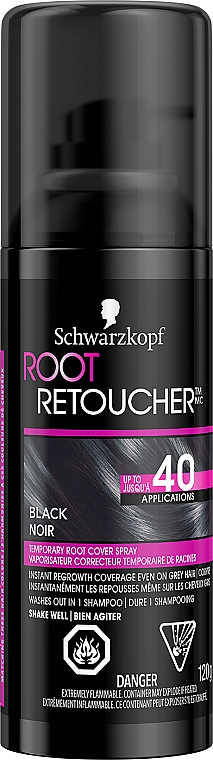Tonizujący spray do maskowania odrostów i siwych włosów - Schwarzkopf Root Retoucher — Zdjęcie N1